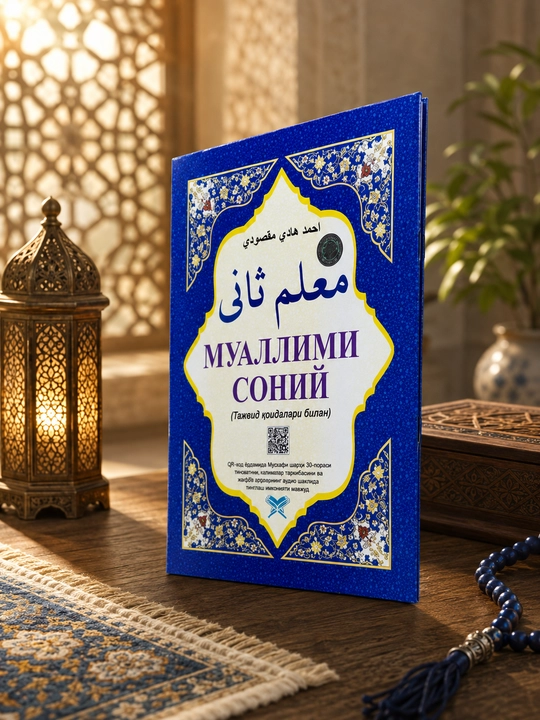 Муаллими соний, Тажвид қоидалари билан, араб тили
