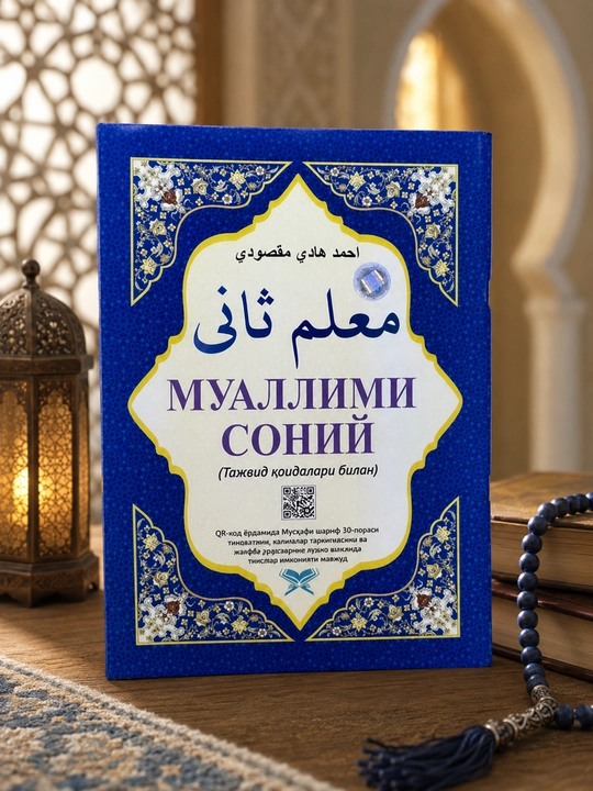 Muallimi soniy, Tajvid qoidalari bilan, arab tili - 