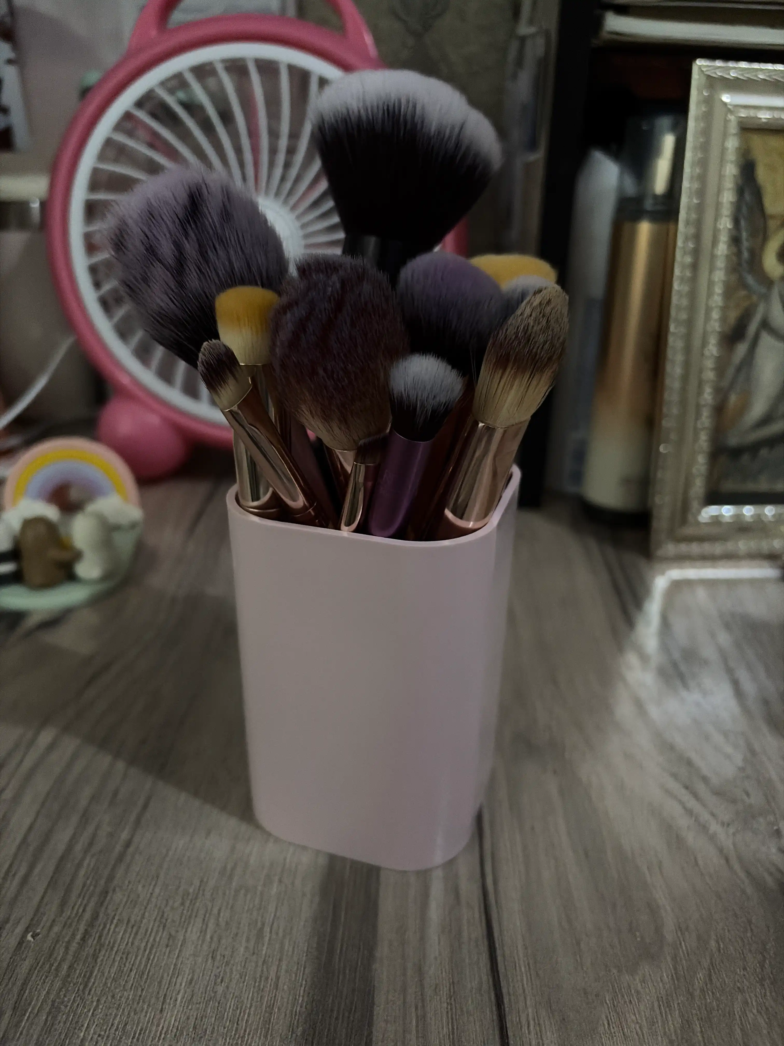 Стакан для письменных принадлежностей NEWtone Pastel ПионSN077235