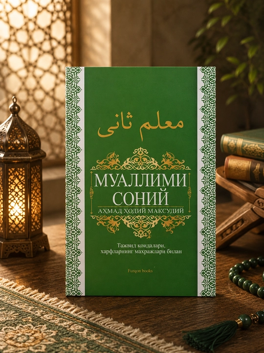Muallimi Soniy tajvid qoidalari bilan, boshlang'ich arab tili, Ahmad Hodiy Maqsudiy - 