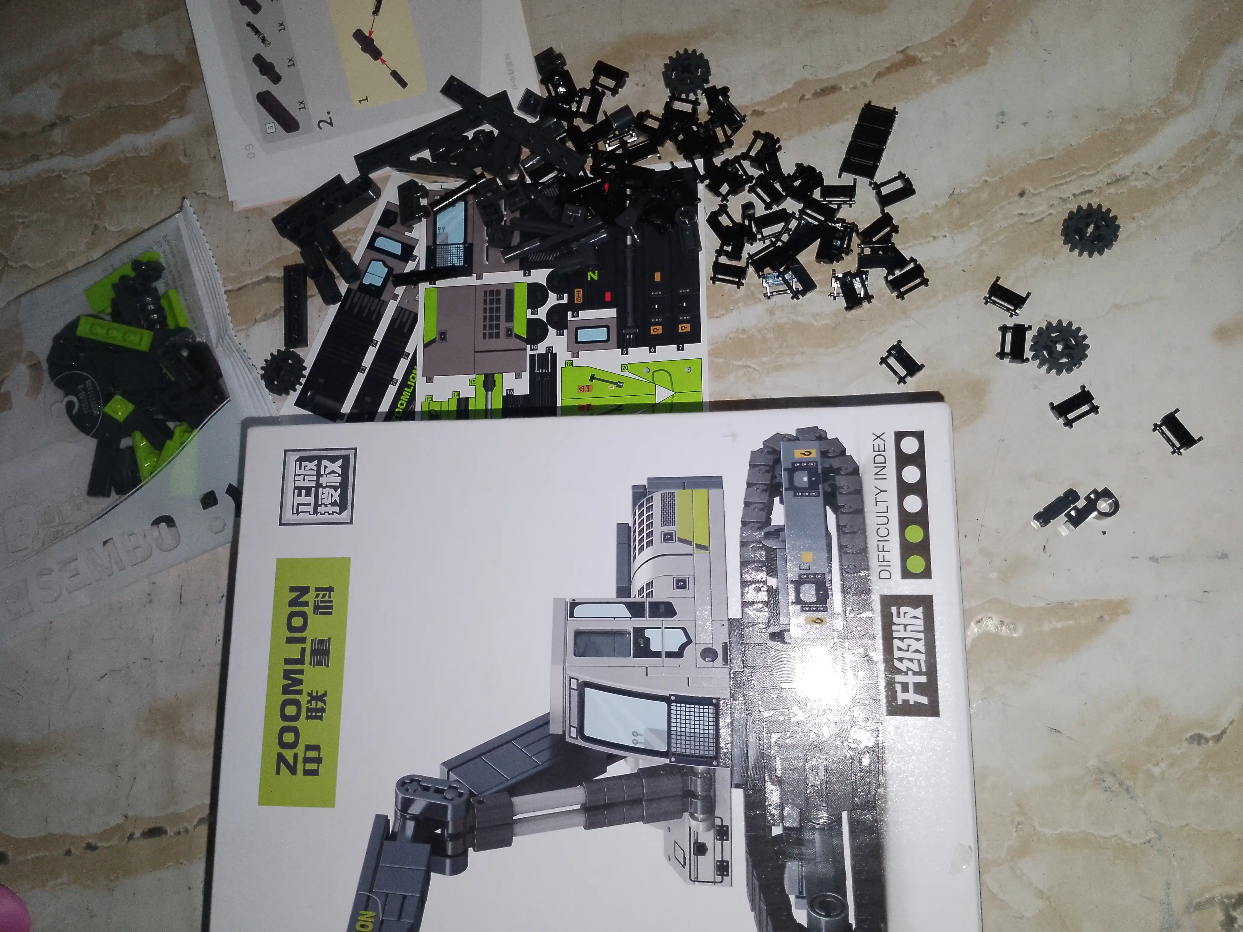 3D kontruktor maxsus texnikalar,Sembo, turli xil ranglar, Lego bilan mos