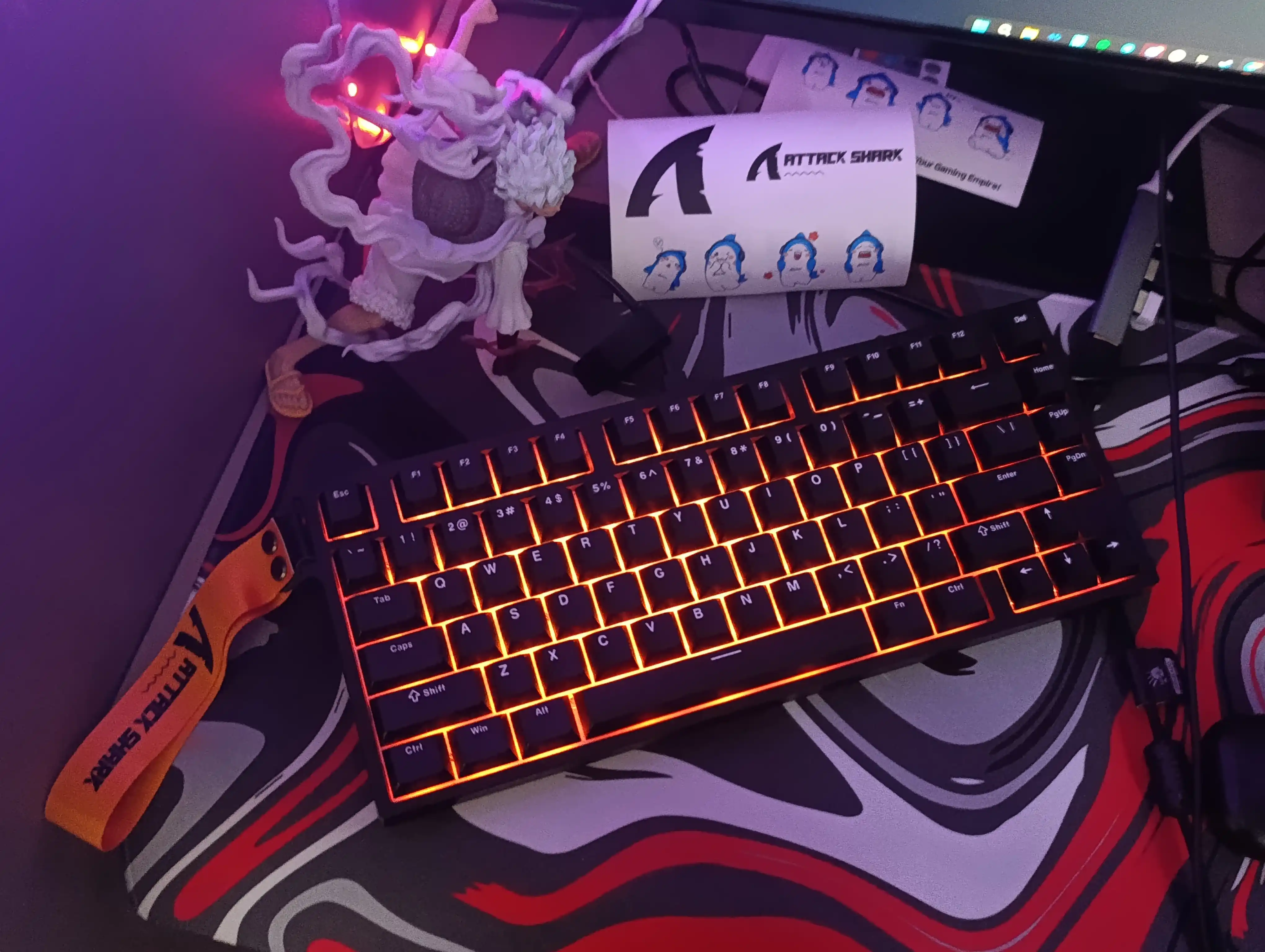 ATTACK SHARK R82 HE Rapid Trigger Клавиатура с магнитными переключателями
