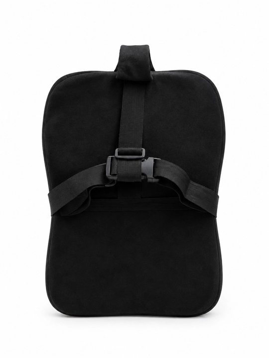 Avtomobil o‘rindig‘i uchun bo‘yin yostiqchasi — ergonomik bosh tayanchi, qora