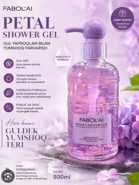 FABOL'AI xushbo'y dush geli, kundalik foydalanish uchun, 500 ml