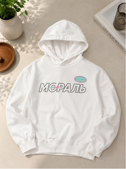 Трикотажное худи для подростков UNISEX — мягкость 100% хлопка, комфорт и современный стиль