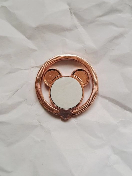 Telefon uchun dekorativ popsocket — gul shaklidagi metall telefon ushlagich