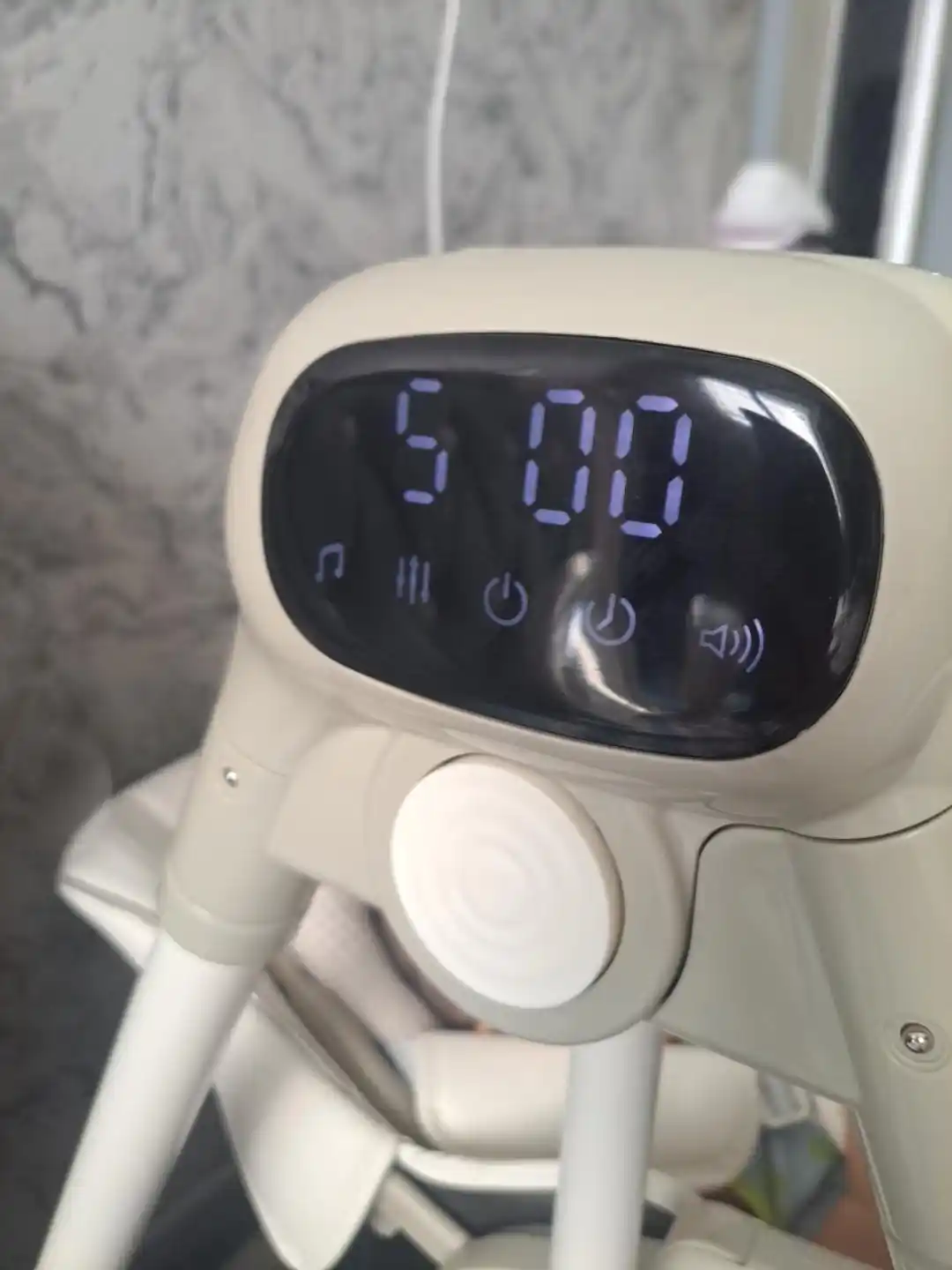 Детский стульчик для кормления и электронные качели, 2 в 1 TEKNUM V7