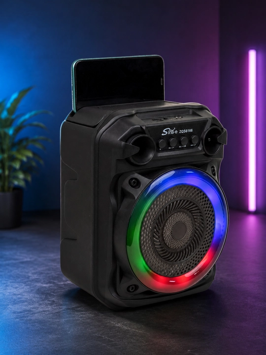 ZQS6166 Portativ Bluetooth Kolonka 10W, Bluetooth 5.0, FM Radio, USB, TF, AUX