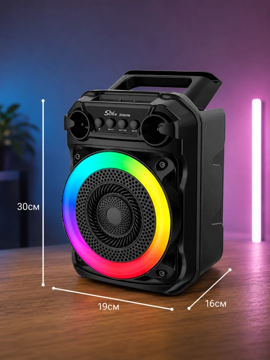 ZQS6166 Portativ Bluetooth Kolonka 10W, Bluetooth 5.0, FM Radio, USB, TF, AUX
