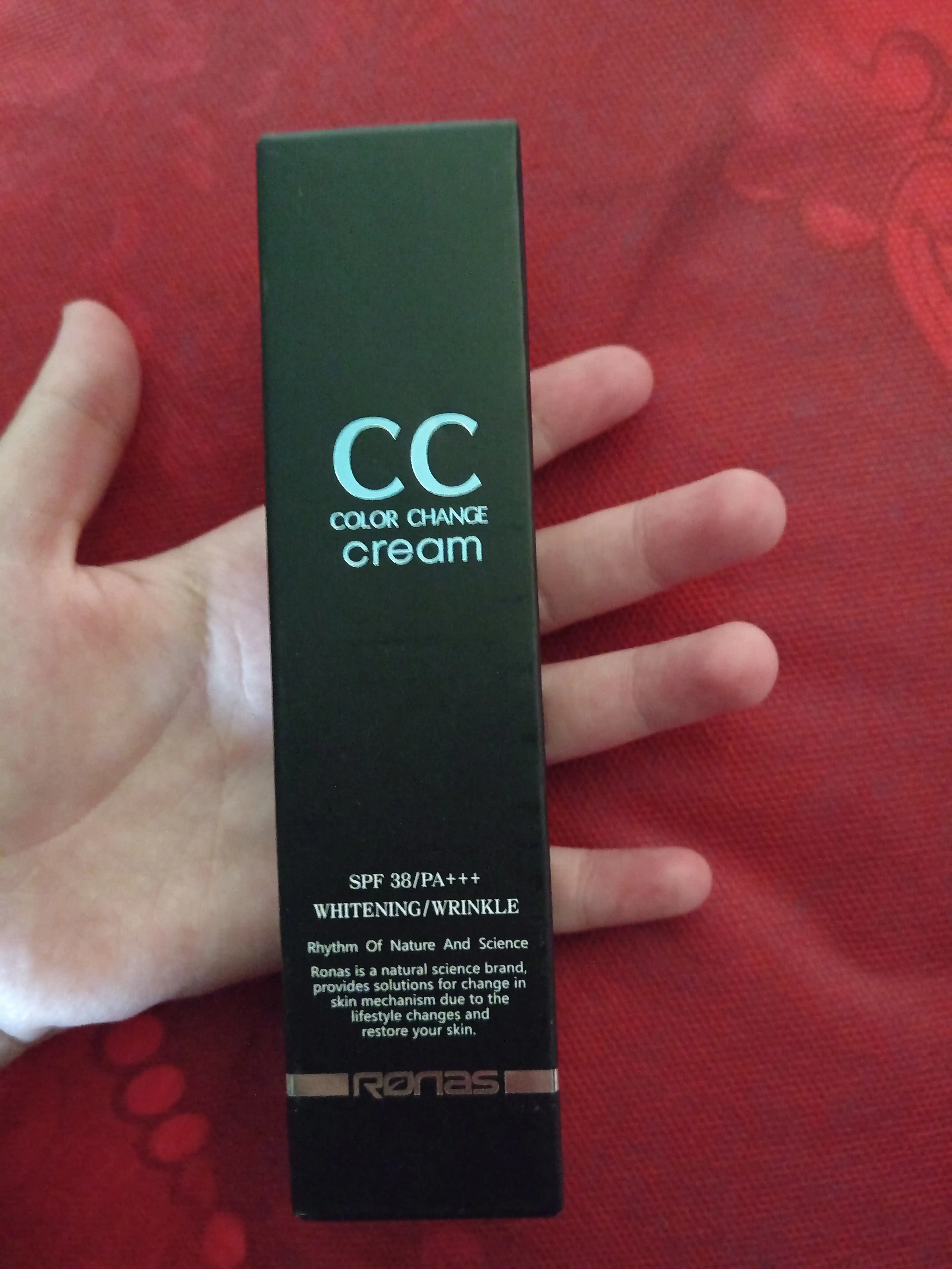 Ronas CC крем с защитой от солнца SPF 38 PA+++, 50 мл
