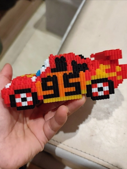 3D Konstruktor Mashina — Poyga Avtomobili, Bolalar uchun Yig‘iladigan O‘yinchoq