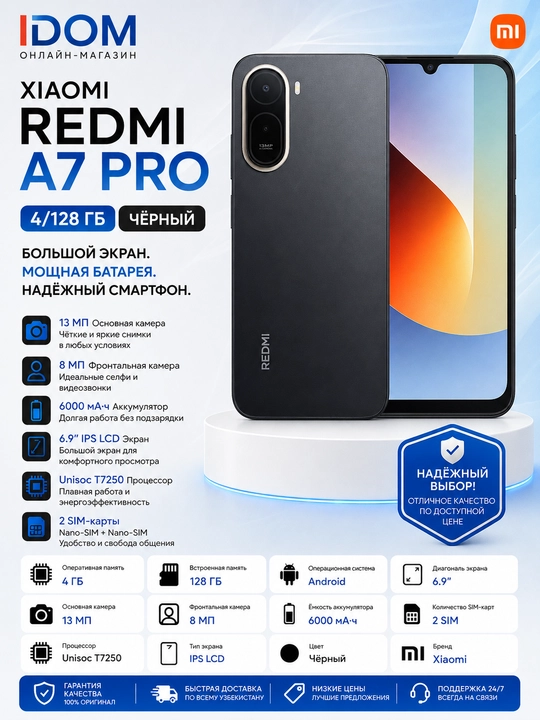 Xiaomi Redmi A7 Pro 4/128 gb - 