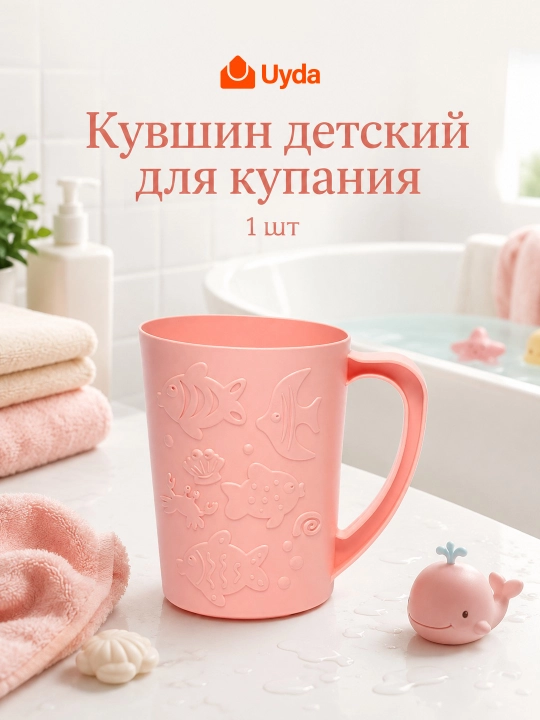Кувшин детский для купания Пластишка 431304933, 1.08 л - 