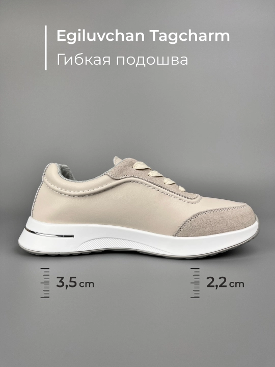 Ayollar uchun SOLINA charm krossovkalari, yoz-kuz, 36-41, 1 razmerga kichik yuradi