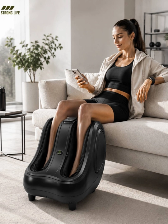 Oyoq va tovon uchun elektrik massajyor  HJ-50026, isitish funksiyali shiatsu [1, 2, 3]