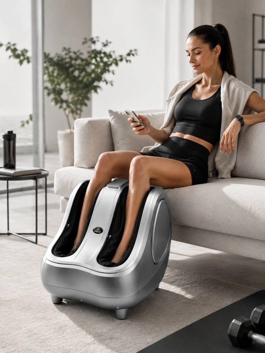 Oyoq va tovon uchun elektrik massajyor  HJ-50026, isitish funksiyali shiatsu [1, 2, 3]