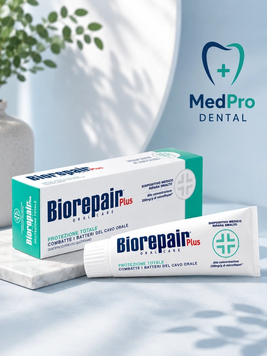Biorepair Plus tish pastasi, emal va milk parvarishi, ftorsiz, 75 ml