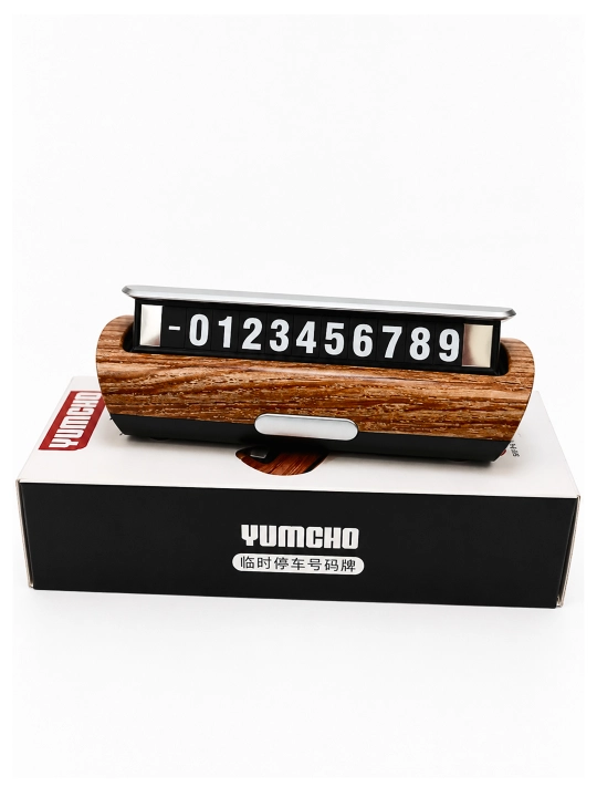 Avtovizitka, mashina uchun telefon raqam ko'rsatilgan vizitka YUMCHO YQ-1600