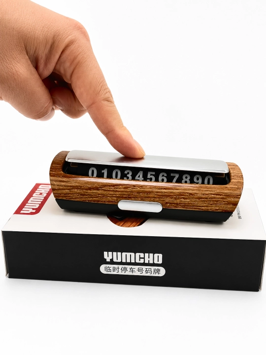 Avtovizitka, mashina uchun telefon raqam ko'rsatilgan vizitka YUMCHO YQ-1600