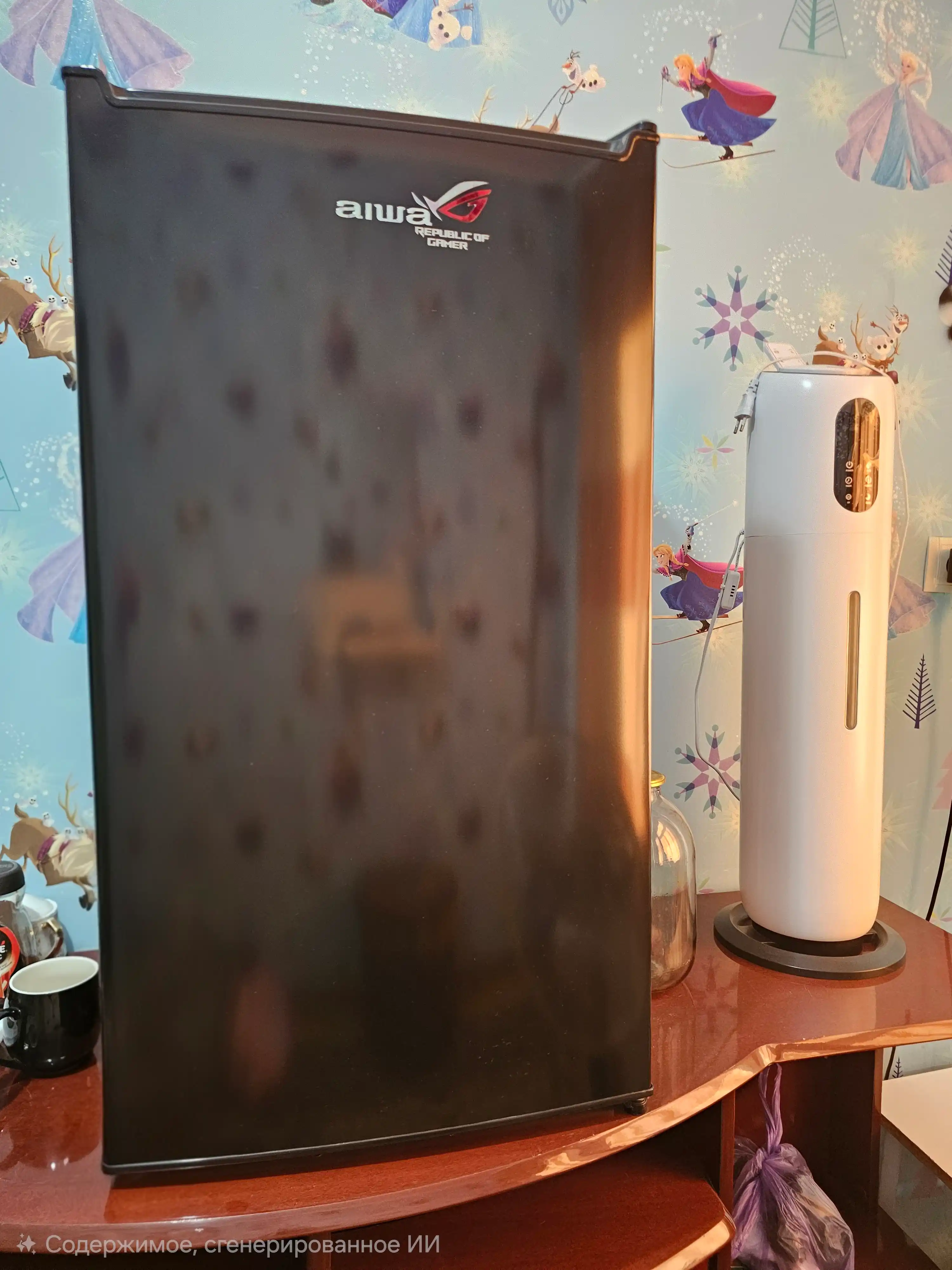 Мини холодильник AIWA BC-90E 90 л, класс, низкий уровень шума, компактный холодильник