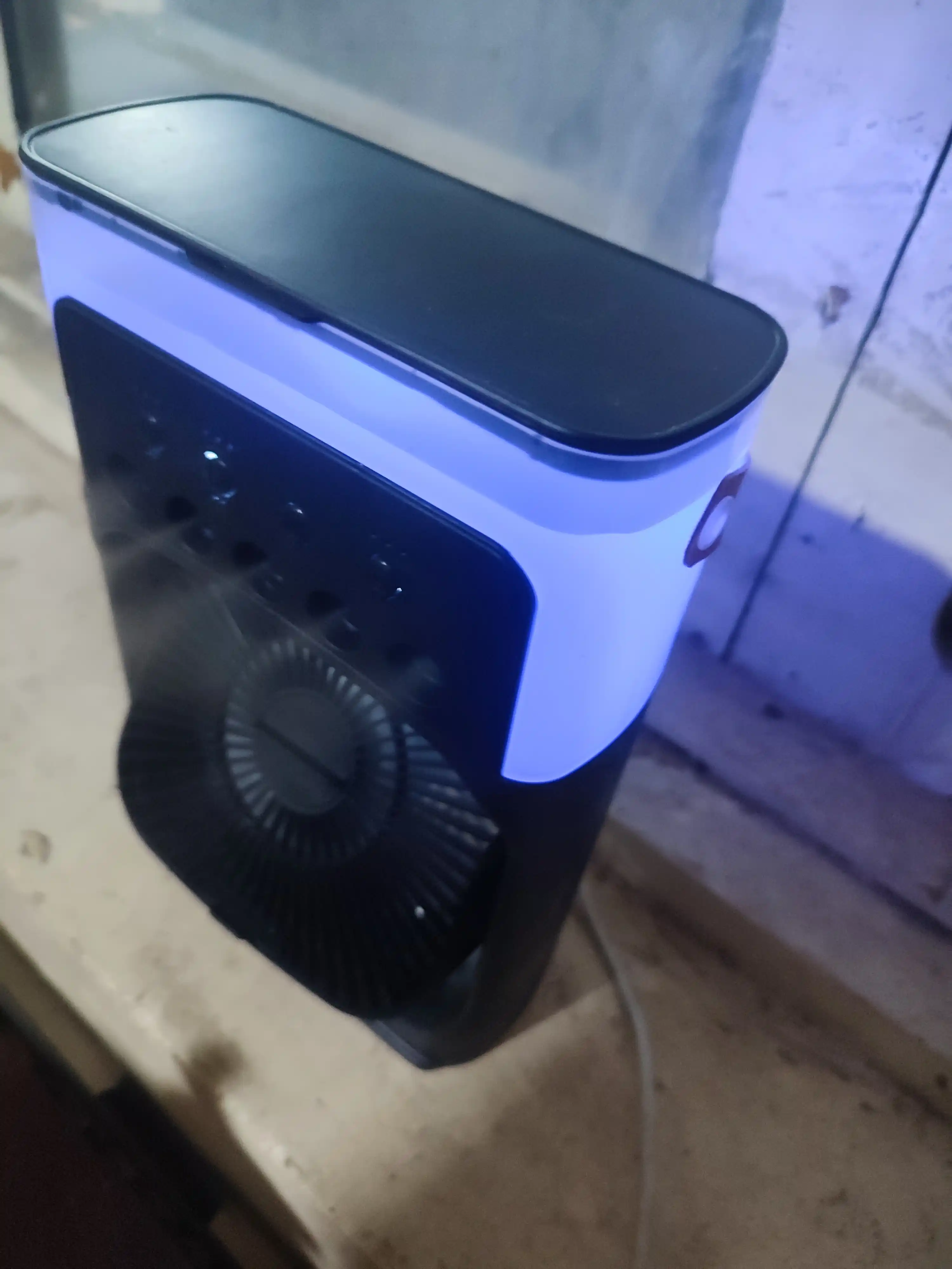 Portativ mini konditsioner, namlagich, mini ventilyator, 3 tasi 1da