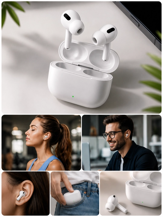 A Pods Pro 2  simsiz quloqchinlari, iPhone va Android uchun Bluetooth, sensorli