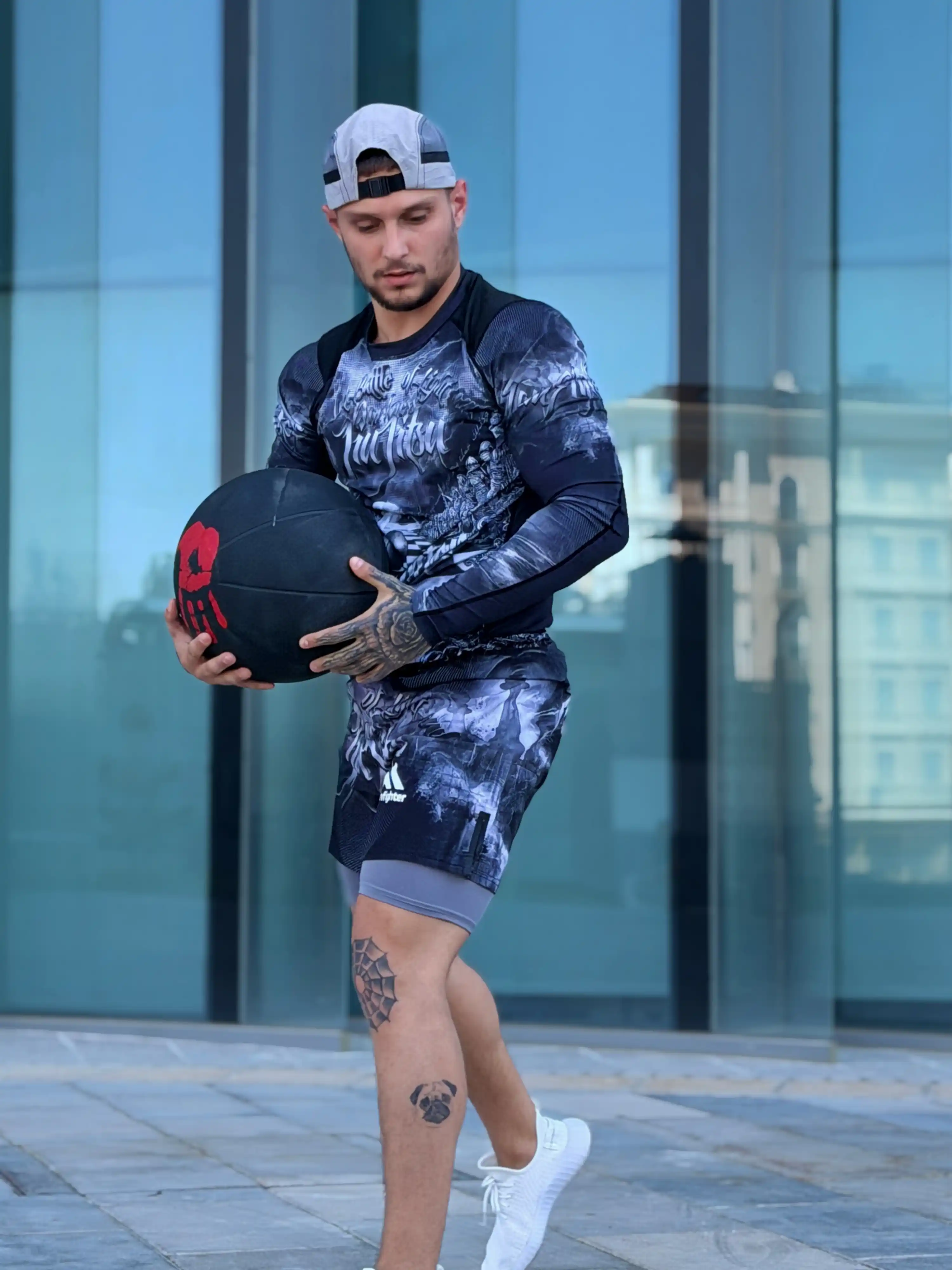 Erkaklar uchun kompression shortiklar Body Flex fitness va yugurish uchun