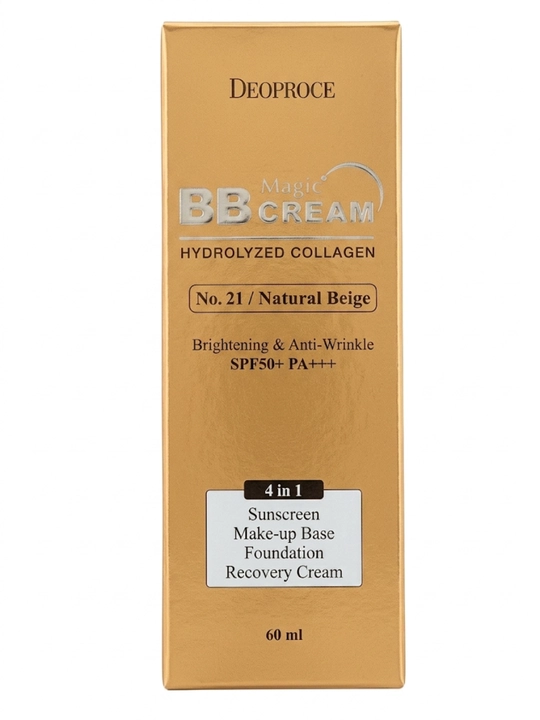 Deoproce Magic BB Cream Hydrolyzed Collagen No. 21 Natural Beige (60 ml)