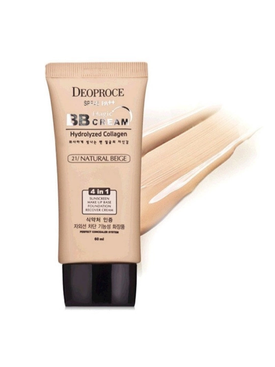 Deoproce Magic BB Cream Hydrolyzed Collagen No. 21 Natural Beige (60 ml)