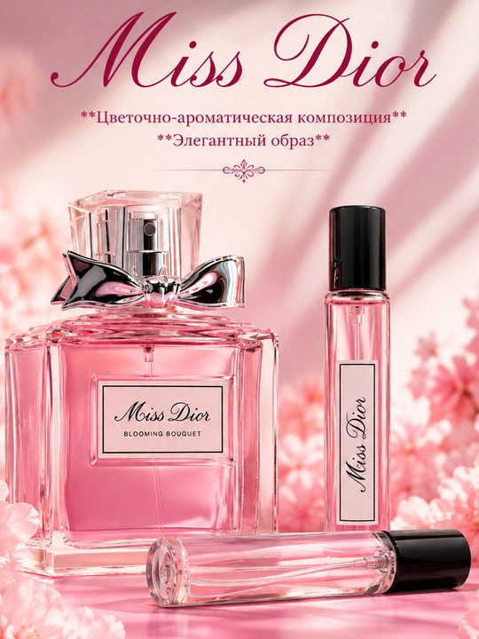 Miss Dior ayollar atiri — nafis gul ifori - 