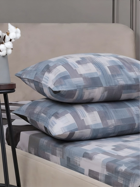 Ikki kishilik super satin choyshablar euro razmer (2ta yostiq jild 50х70) 100% paxta