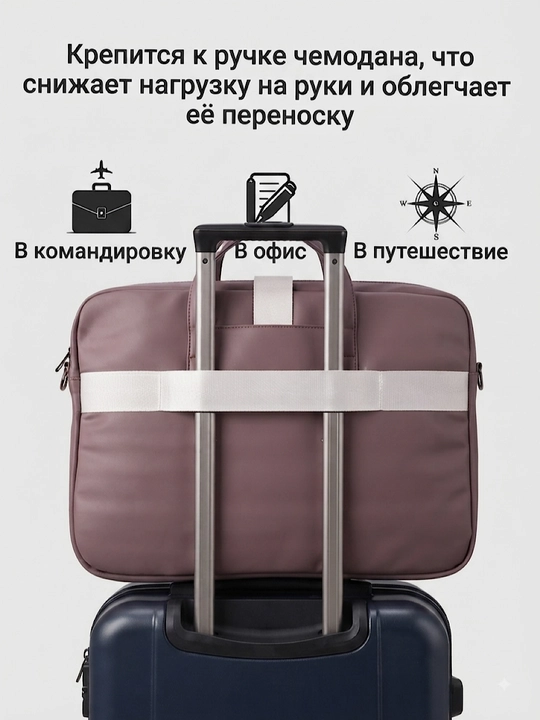 Сумка для ноутбука 15.6 дюйма женская