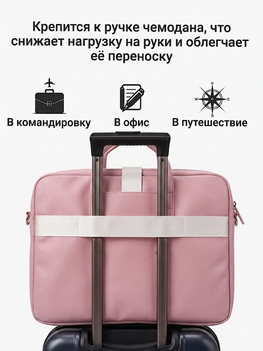 Сумка для ноутбука 15.6 дюйма женская