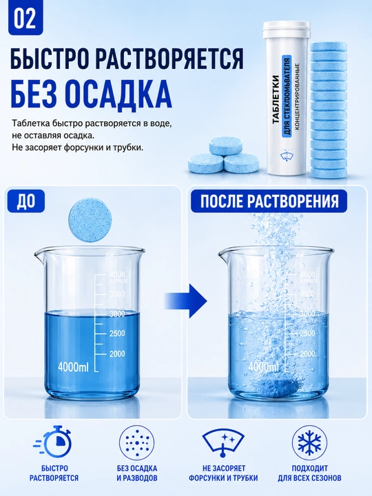 Konsentrlangan qattiq oynayuvish vositasi, 1 dona = 4 L