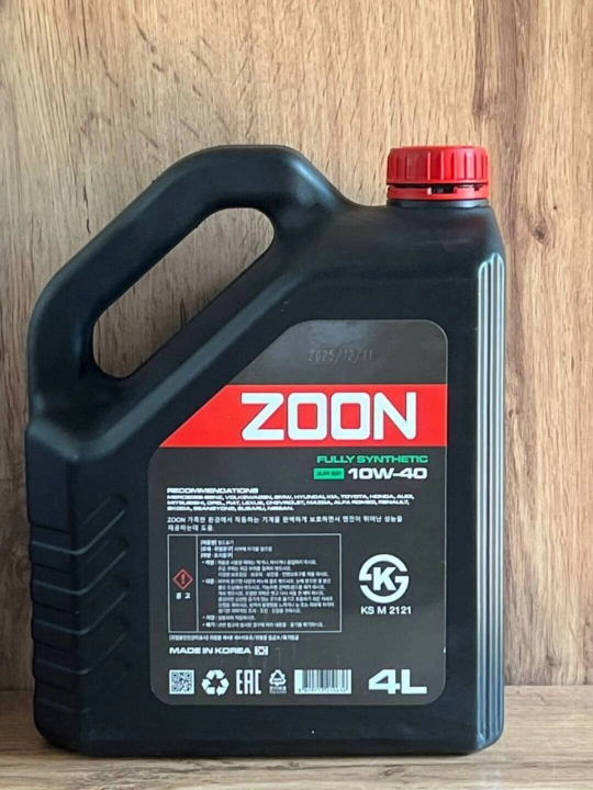 Sintetik motor moyi ZOON MX 10W-40 API SP, 4L