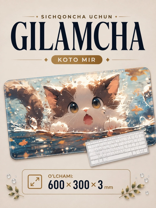 Коврик для мыши Koto Mir 600×300×3 мм - 