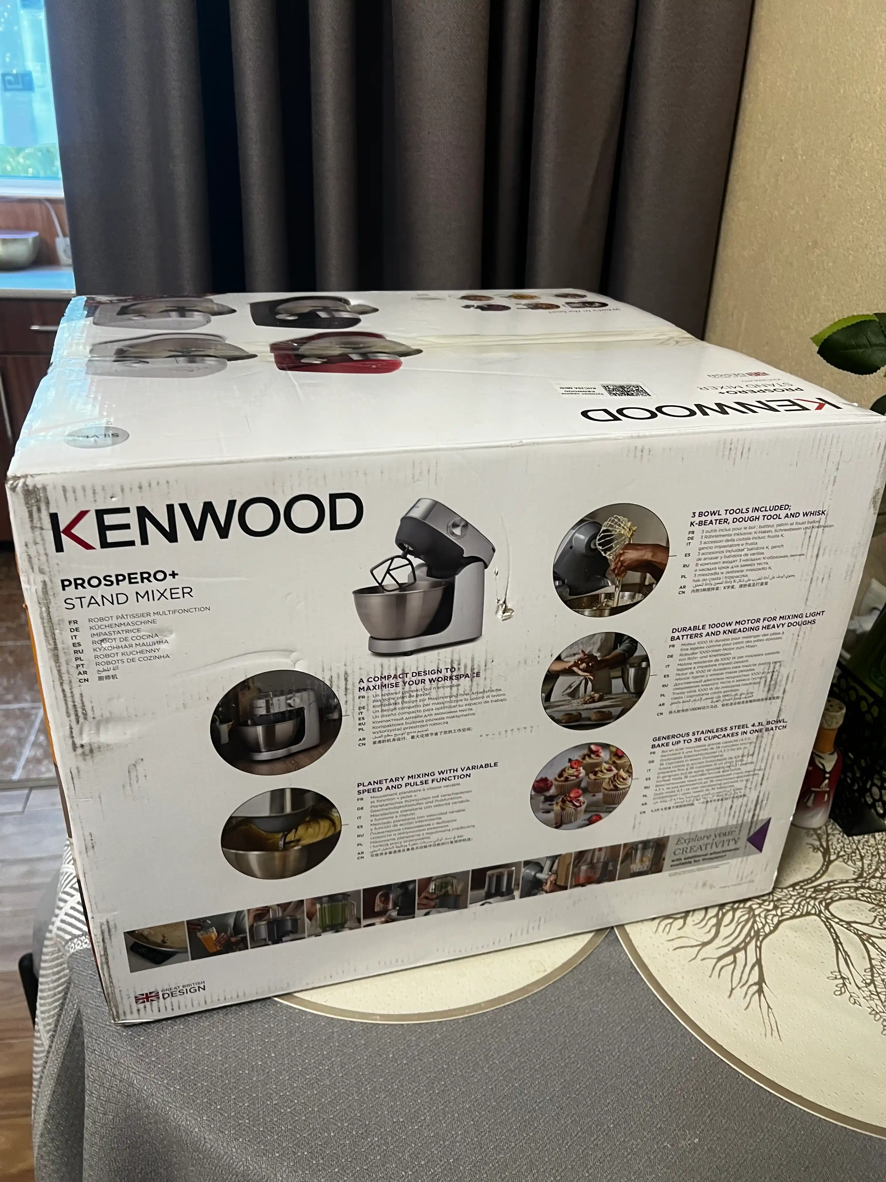 Кухонная машина Kenwood Prospero+ KHC29.M0SI с чашей 4,3 л и насадками, 6 в 1