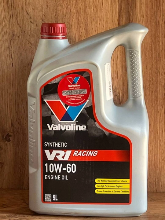 Sintetik motor moyi Valvoline VR1 Racing 10W-60, 5L