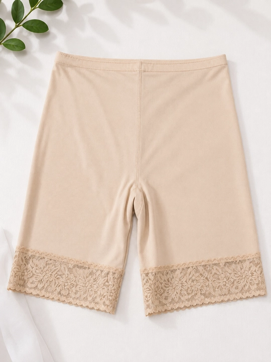 Ayollar paxtali pantalonlari, katta o'lchamli trikotaj shortik, krjuovali slip, 3XL - 