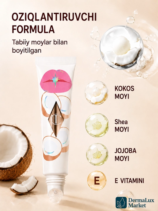 Charlotte Tilbury Candy Fig, цветной блеск-бальзам для губ, 1,4 мл