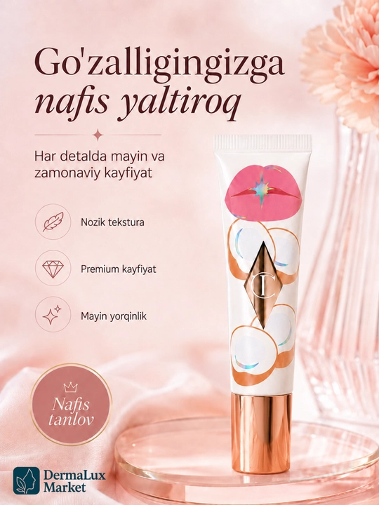 Charlotte Tilbury Candy Fig, цветной блеск-бальзам для губ, 1,4 мл