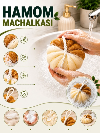 Dush uchun neylon mochalka, gipoallergen yumshoq va sifatli 1dona va 1 juft