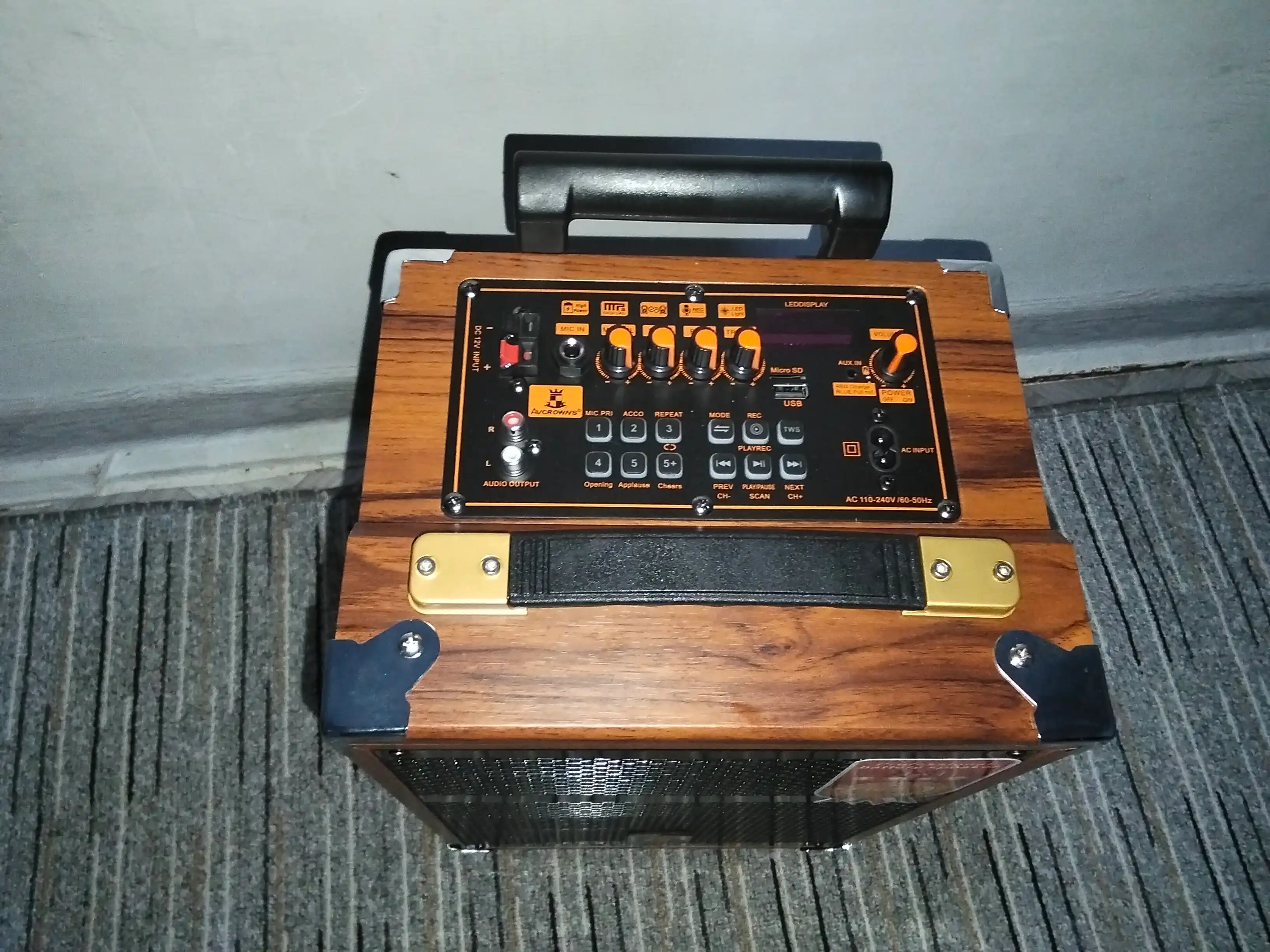 Karaoke Bluetooth kalonka BQ-8, mikrofon bilan, kuchli ovoz