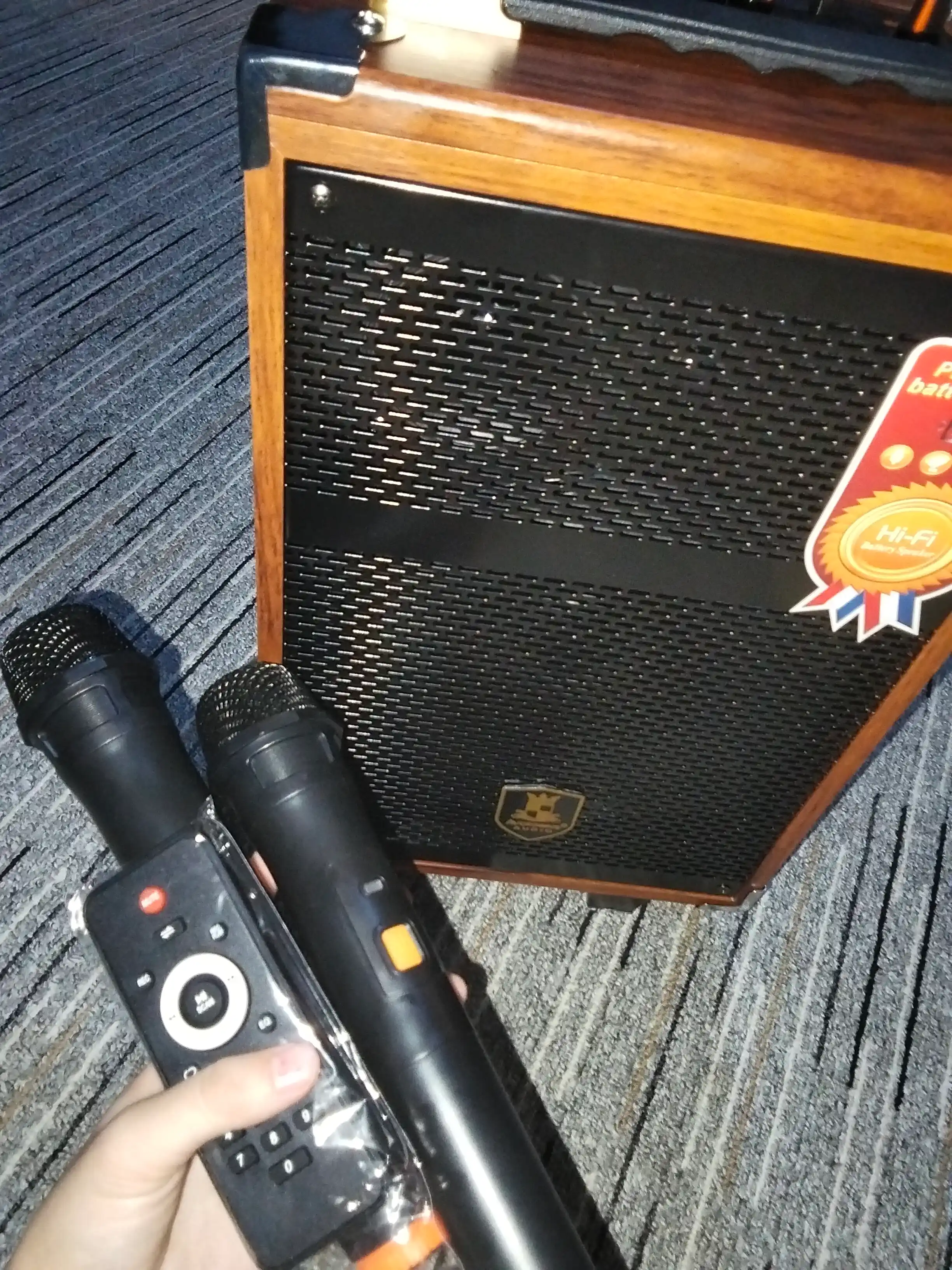 Karaoke Bluetooth kalonka BQ-8, mikrofon bilan, kuchli ovoz