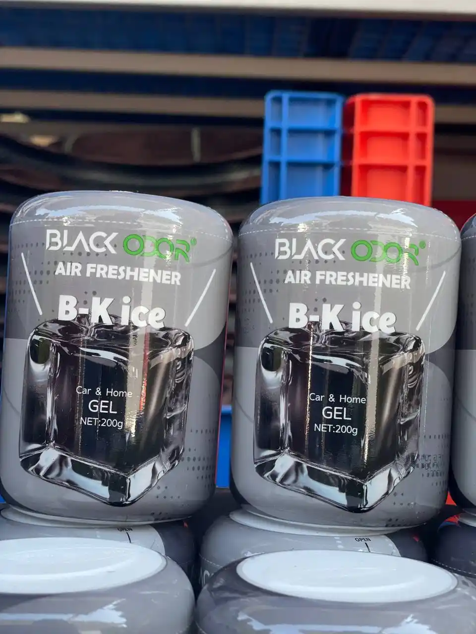Avtomobil va uy uchun BLACK ODOR gel xushbo‘ylantirgichi, 200 g, turli iforlar