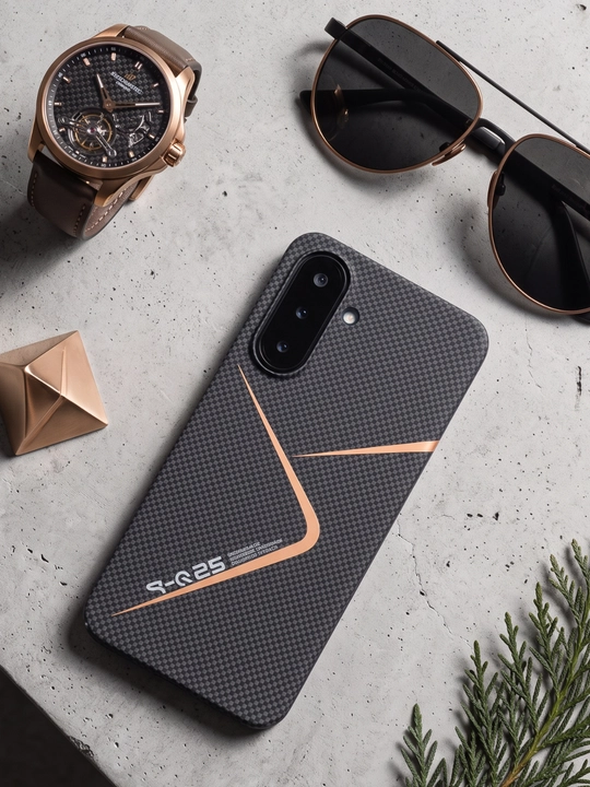 Карбоновый чехол для Samsung A57, A56, A16, A17, A37 A15