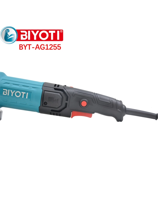 Угловая шлифовальная машина BIYOTI BYT-AG1255 125 мм, 1200 Вт, 3000–11000 об/мин