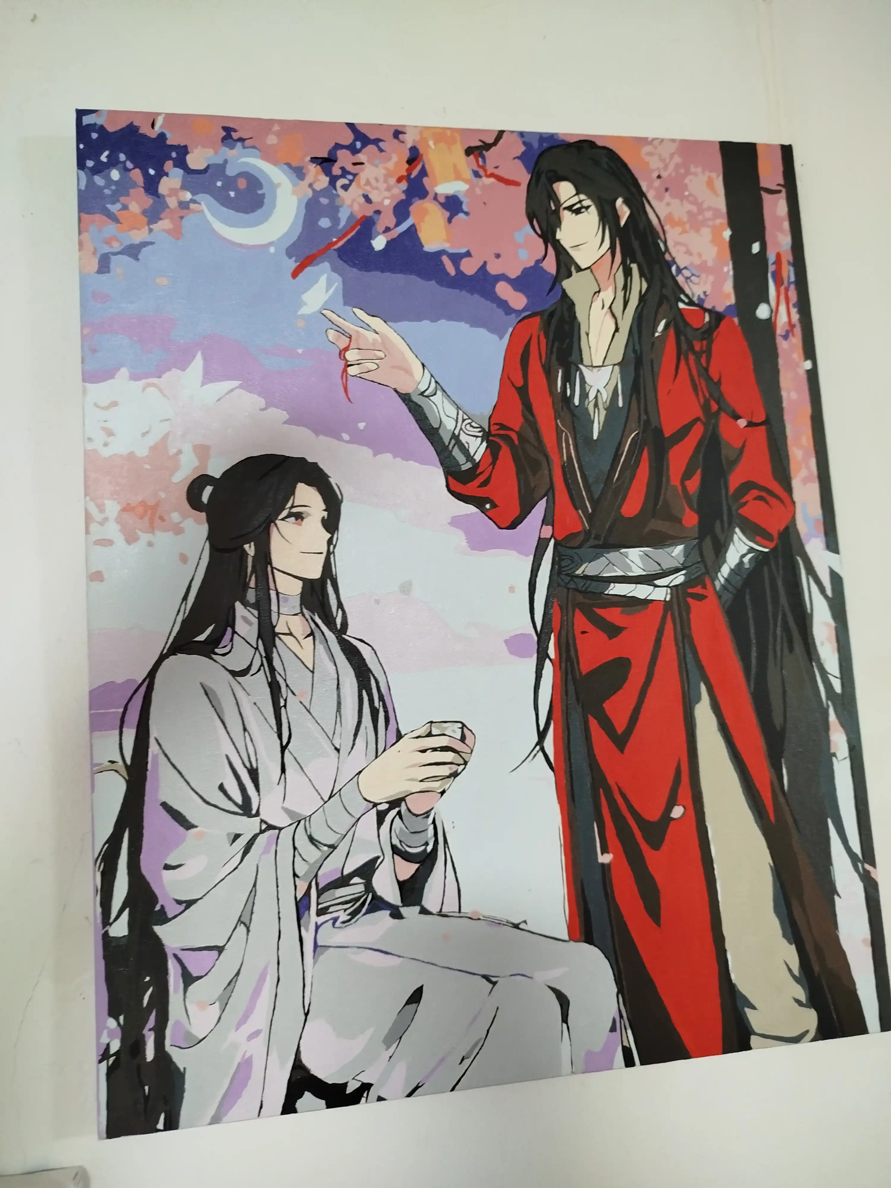 Raqamlar bo'yicha rasm chizish ARTERY "Anime" 40×50 sm, bo'yoqli holst, bo'yama to'plami