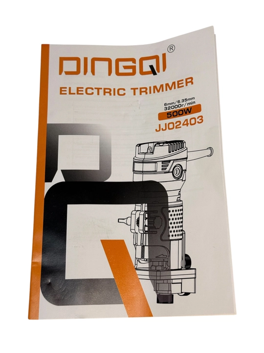 DINGQI JJ02403 elektr qirra frezasi, 500 Vt, 32000 ayl/min