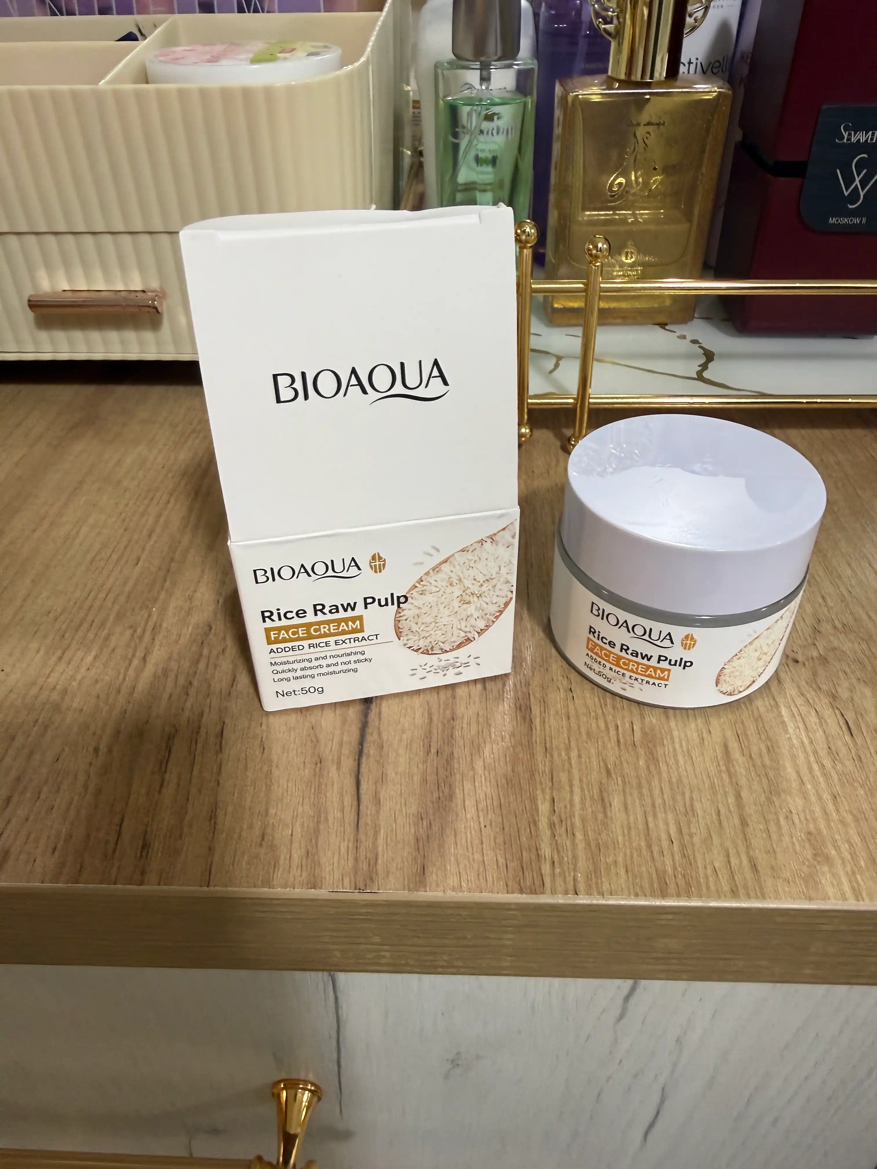 Увлажняющий крем для лица Bioaqua с экстрактом риса, 50 г